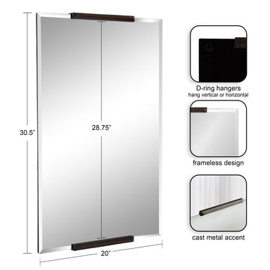 Rectangle Mirror Bronze 20x31 2