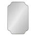 Scallop Mirror 24x36 Silver 2