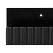Floating Shelf Black 2 Piece 24 Inch 4