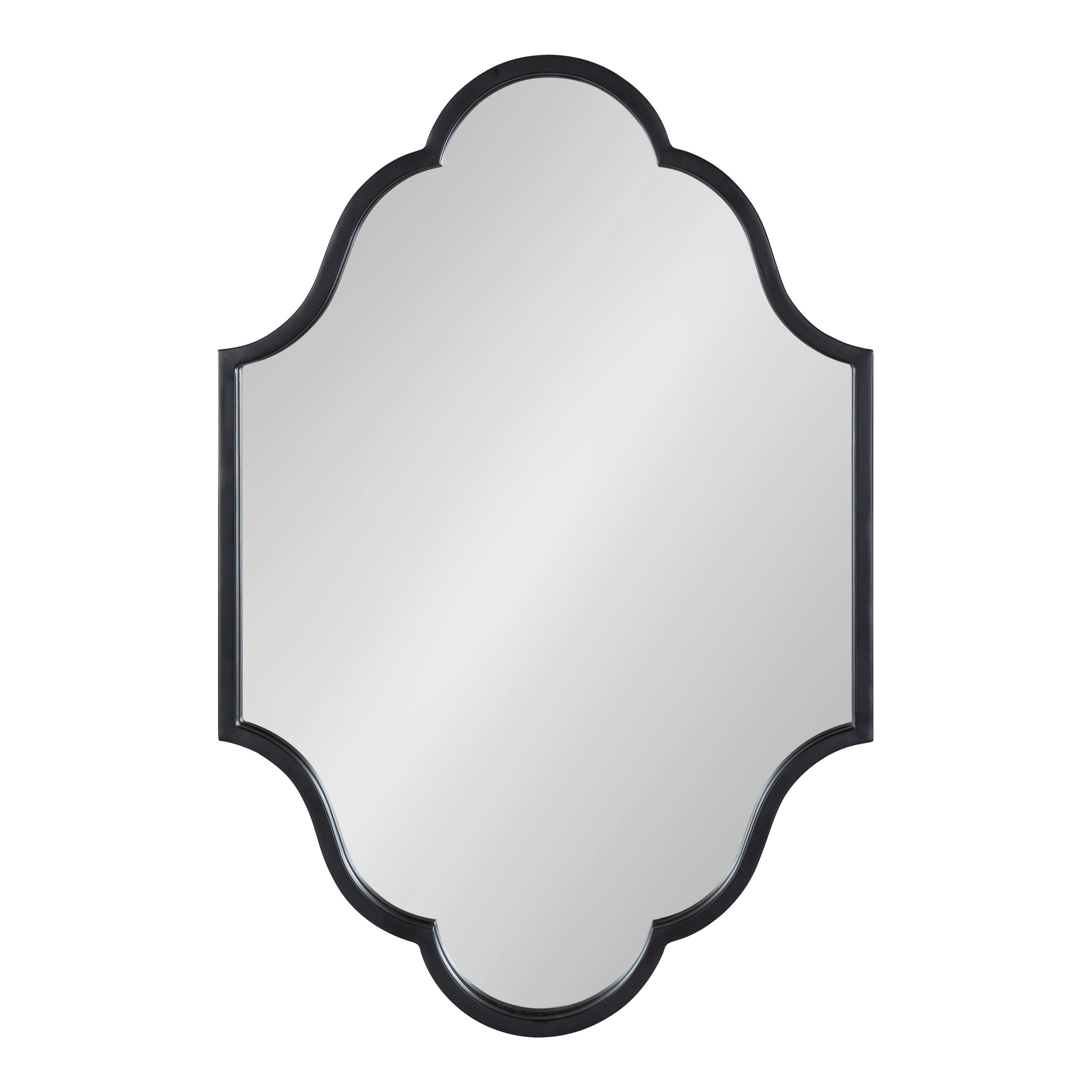 Scallop Mirror Black 20x30 2