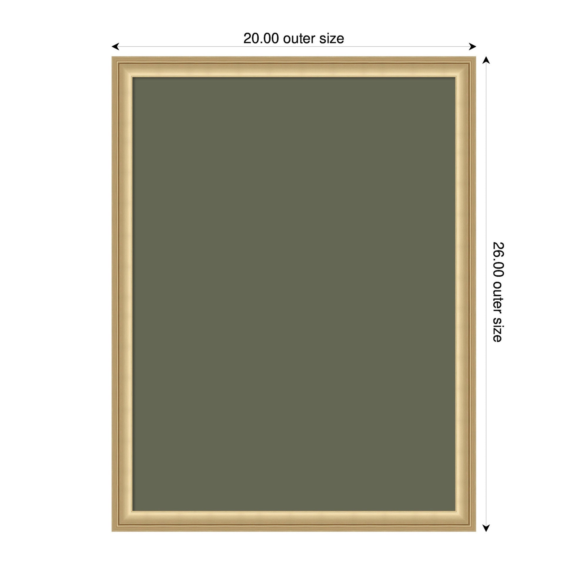 Pinboard Florence Gold 20x26 2