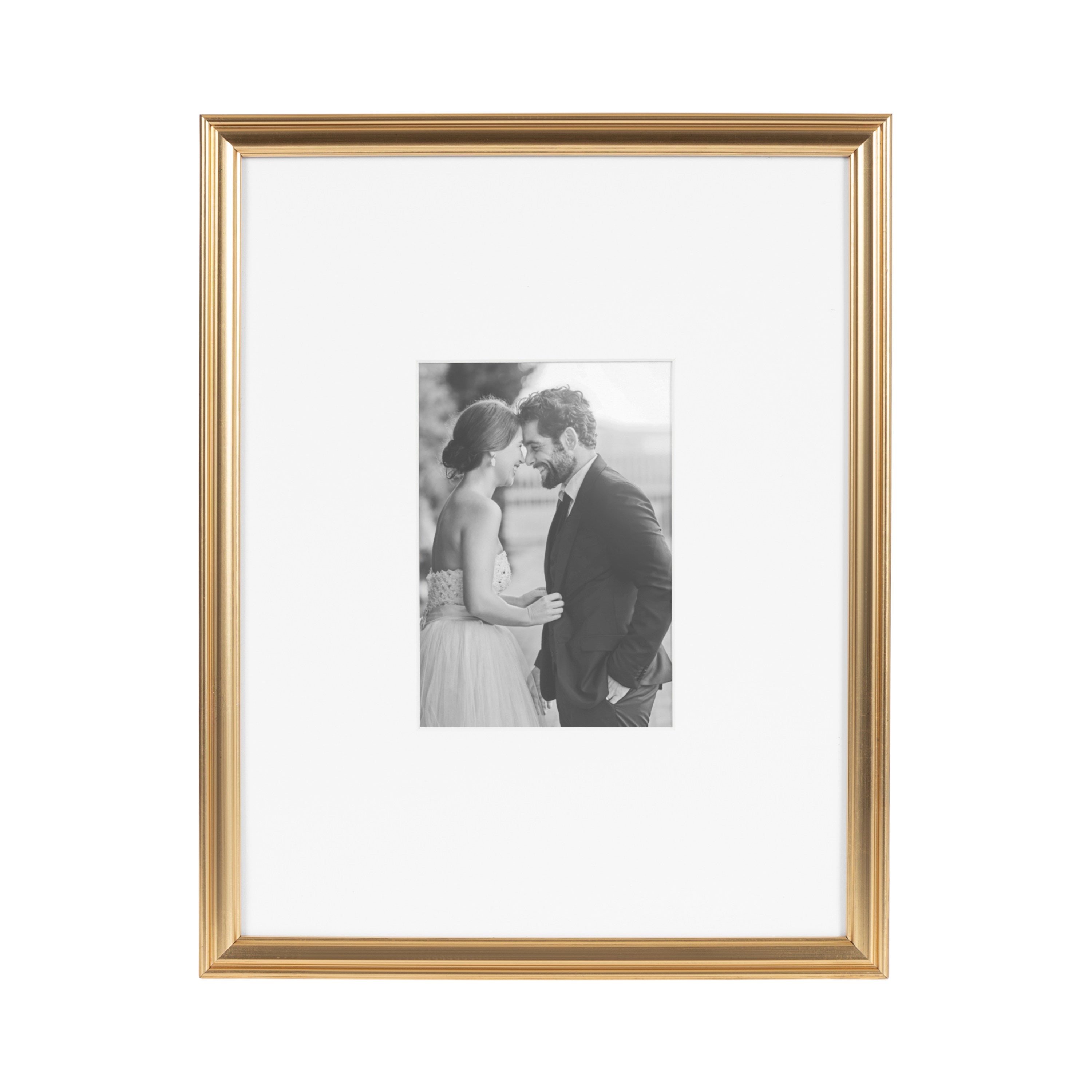 Wall Frame Gold 11x14 matted to 5x7 6