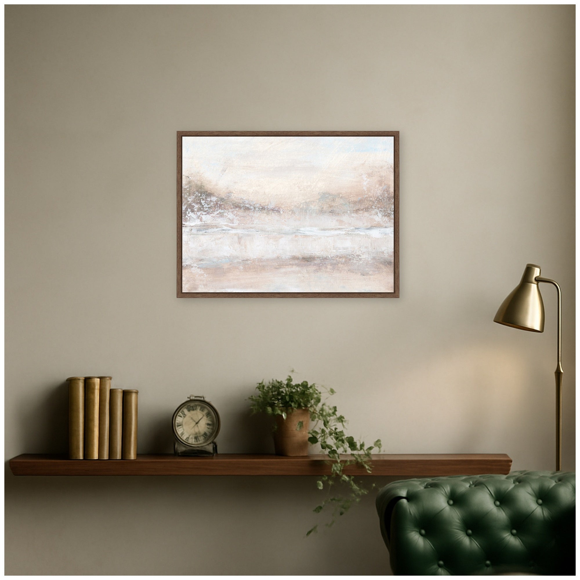 Framed Canvas 24x18 Sylvie Walnut 6