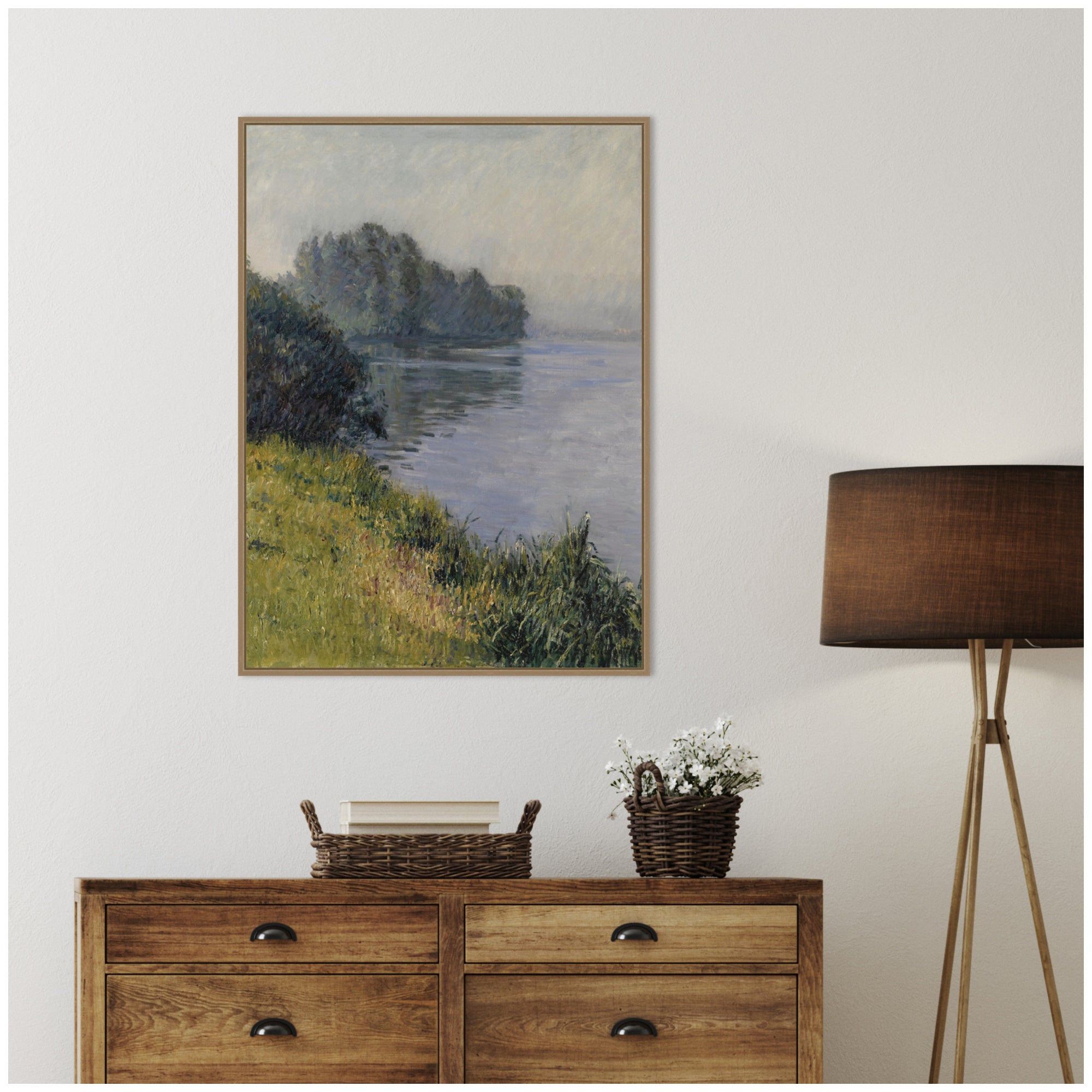 Framed Canvas 28 x 38 Sylvie Dark Gold 6