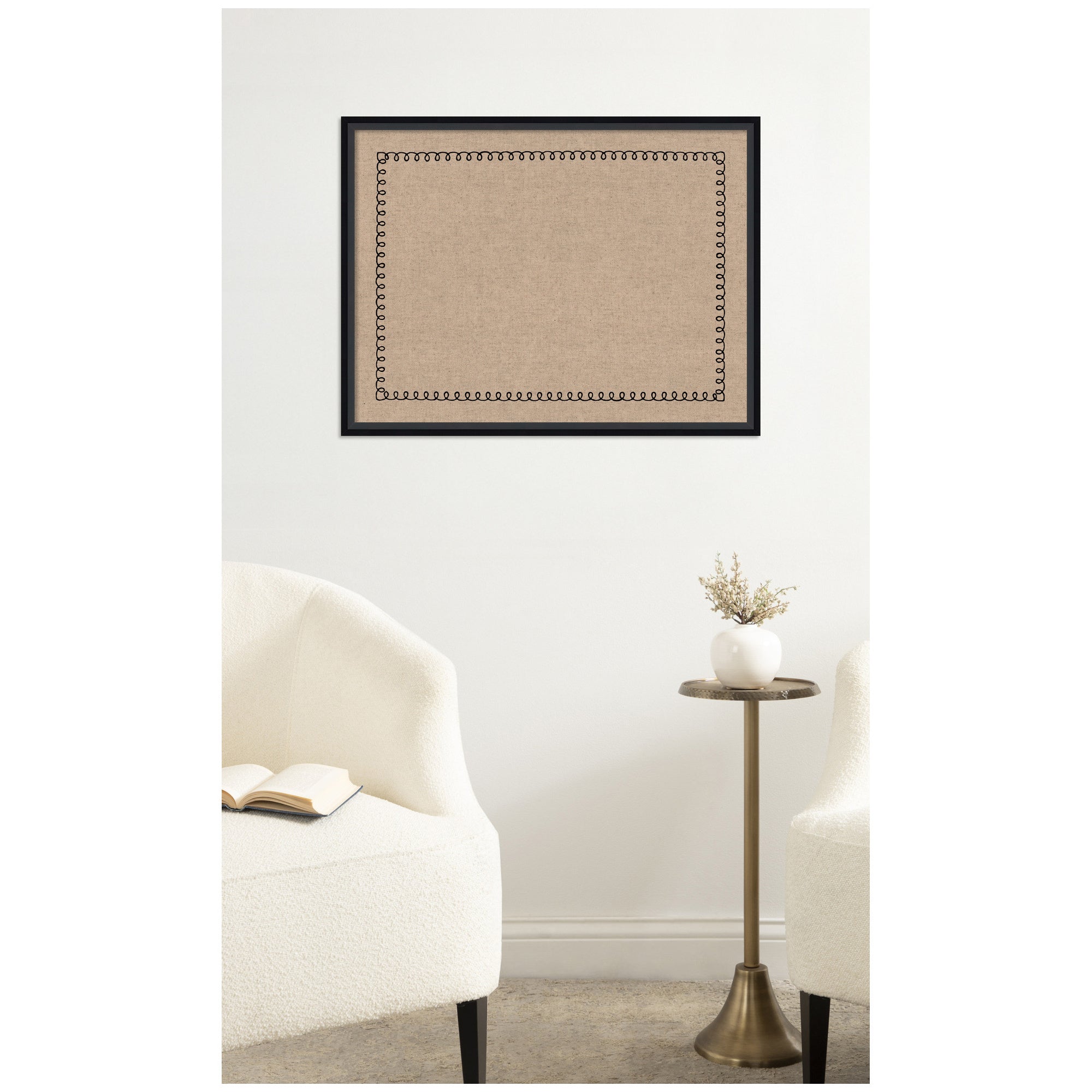 Pinboard Lucie Black 25x19 6