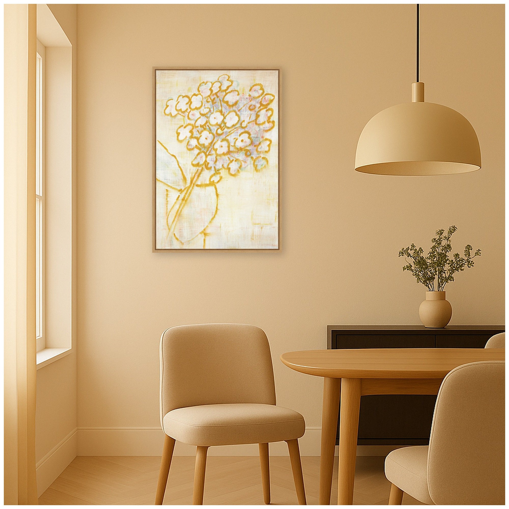 Framed Canvas 23x33 Sylvie Natural 5
