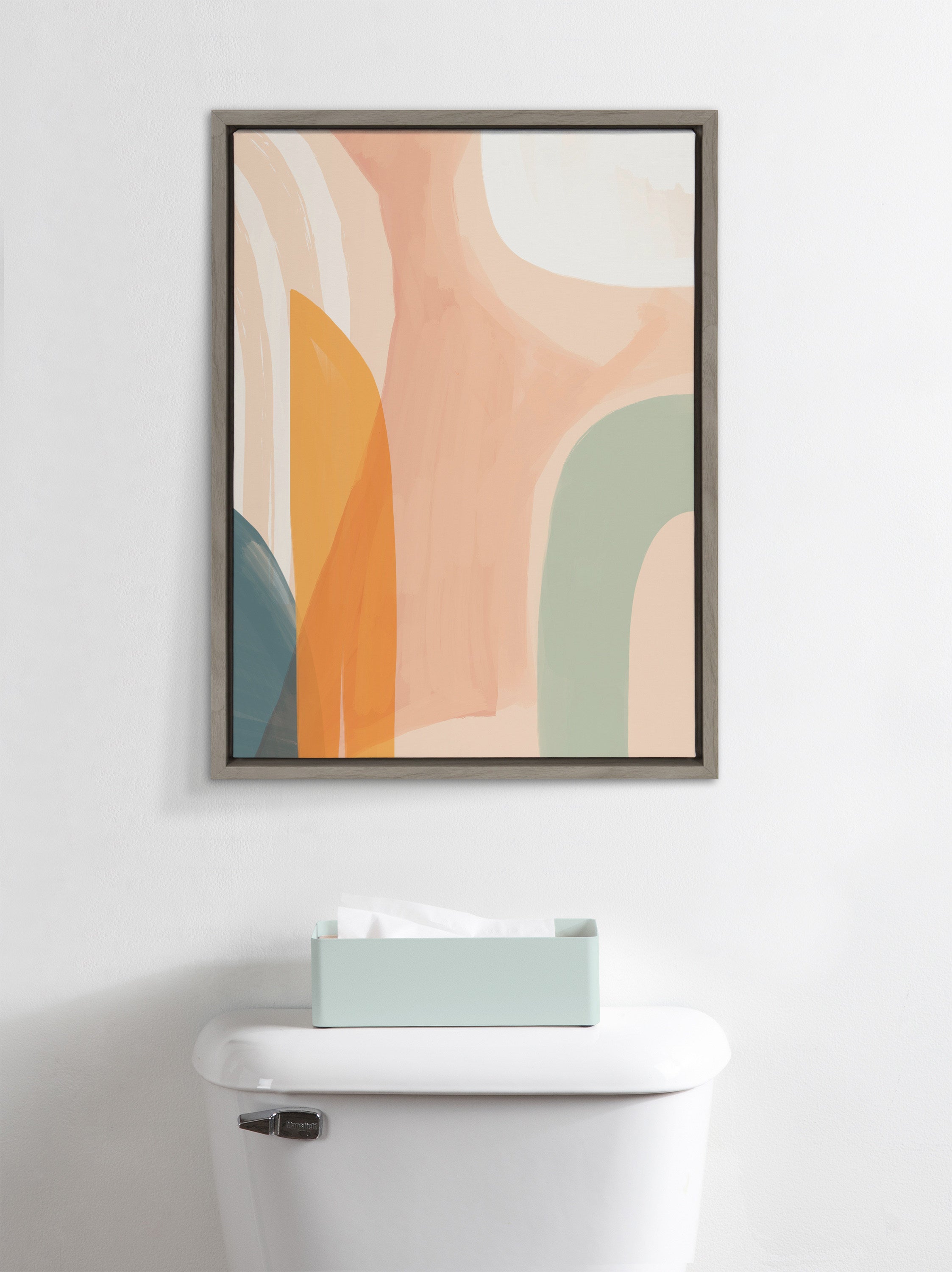 Framed Canvas 18x24 Sylvie Graywash 7
