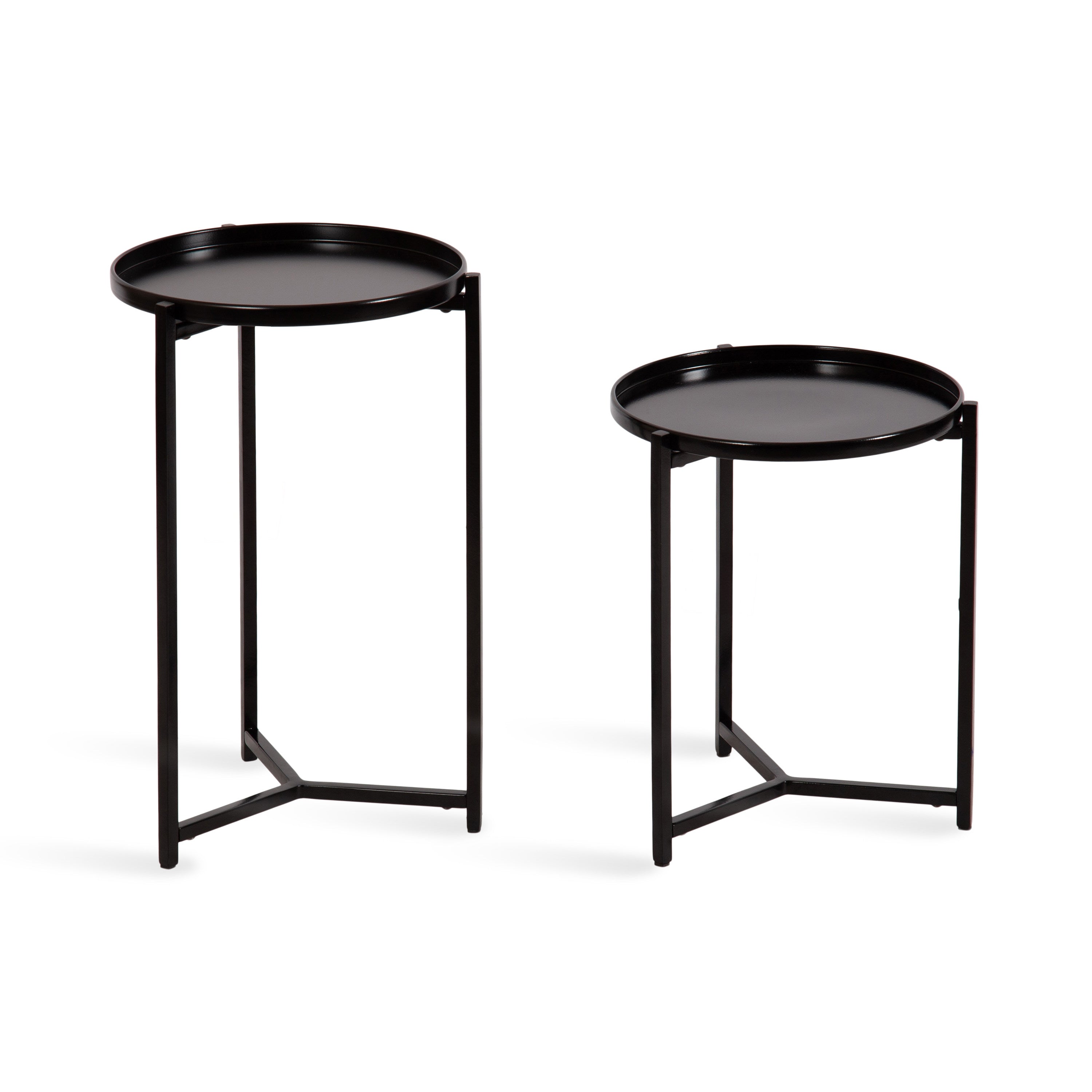 Plant Stand Black 2 Piece 1