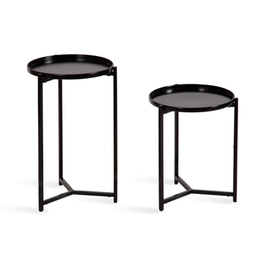 Plant Stand Black 2 Piece 1