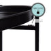 Side Table Black 16x16x26 5