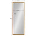 Full Length Mirror Gold 17.5x49.5 5