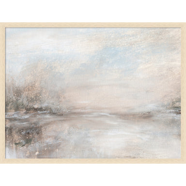 Mounted Canvas 38x29 Woodgrain Stripe Blonde 1