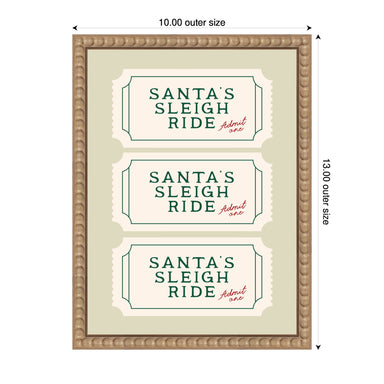 Framed Canvas Sylvie Beaded Rustic Natural 10x13 2