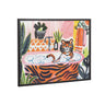 Gallery Bold Maximalist Tiger in Bubble Bath Print by The Creative Bunch Studio