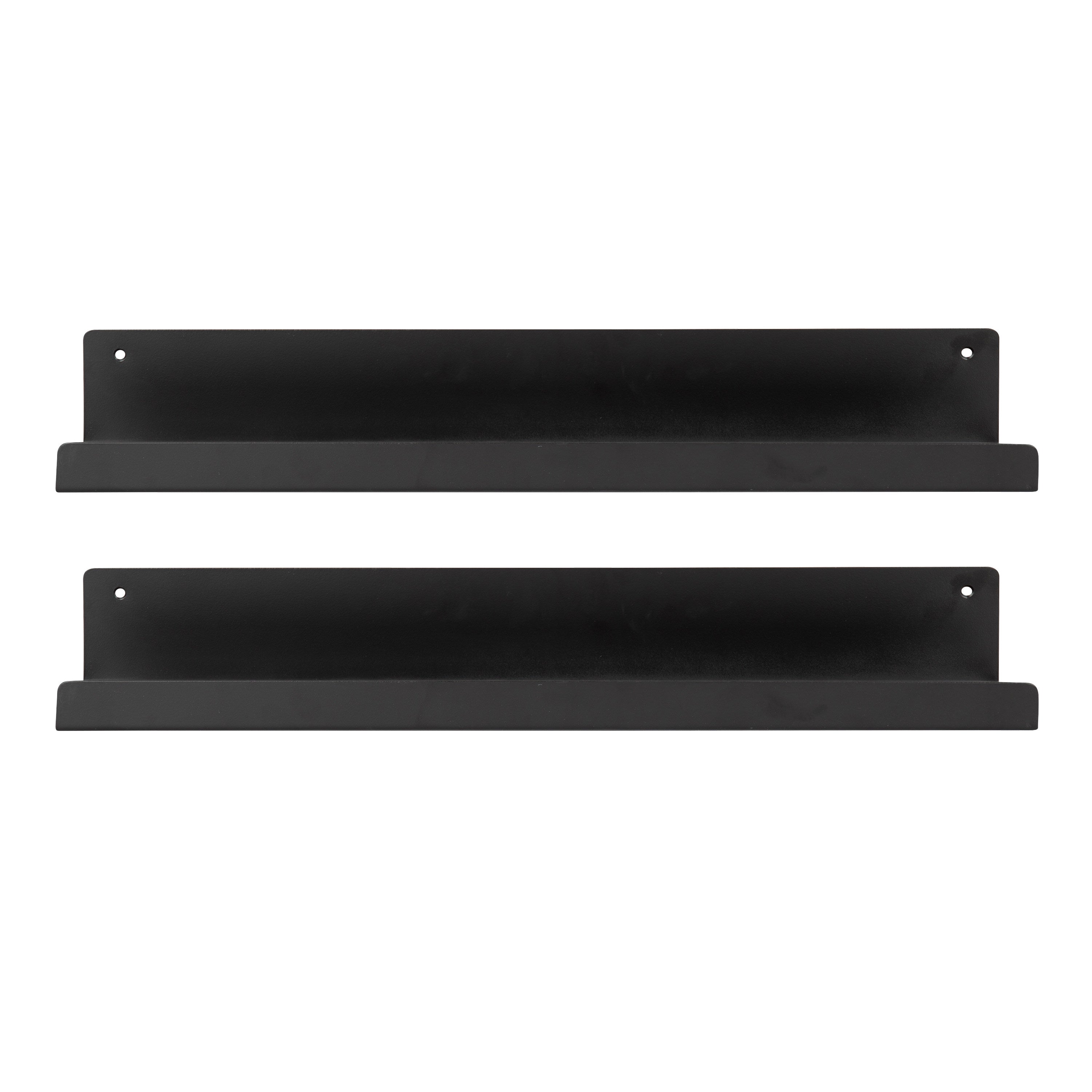 Floating Shelf 2 Piece - 24" Black 2