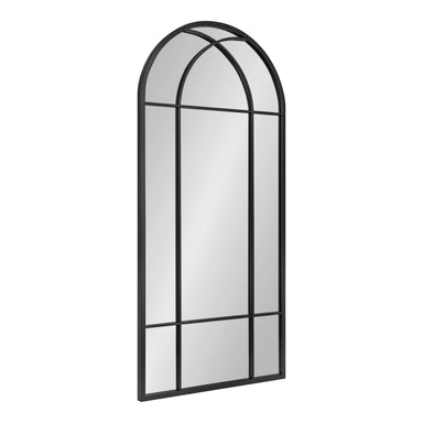 Windowpane Mirror Black 19x40 1