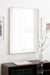 Rectangle Mirror Gold 30x42 6