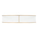 Accent Shelf 26x21 White Gold 5