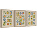 Art Set Sylvie Dark Gold 3 Piece Set 18x24 1