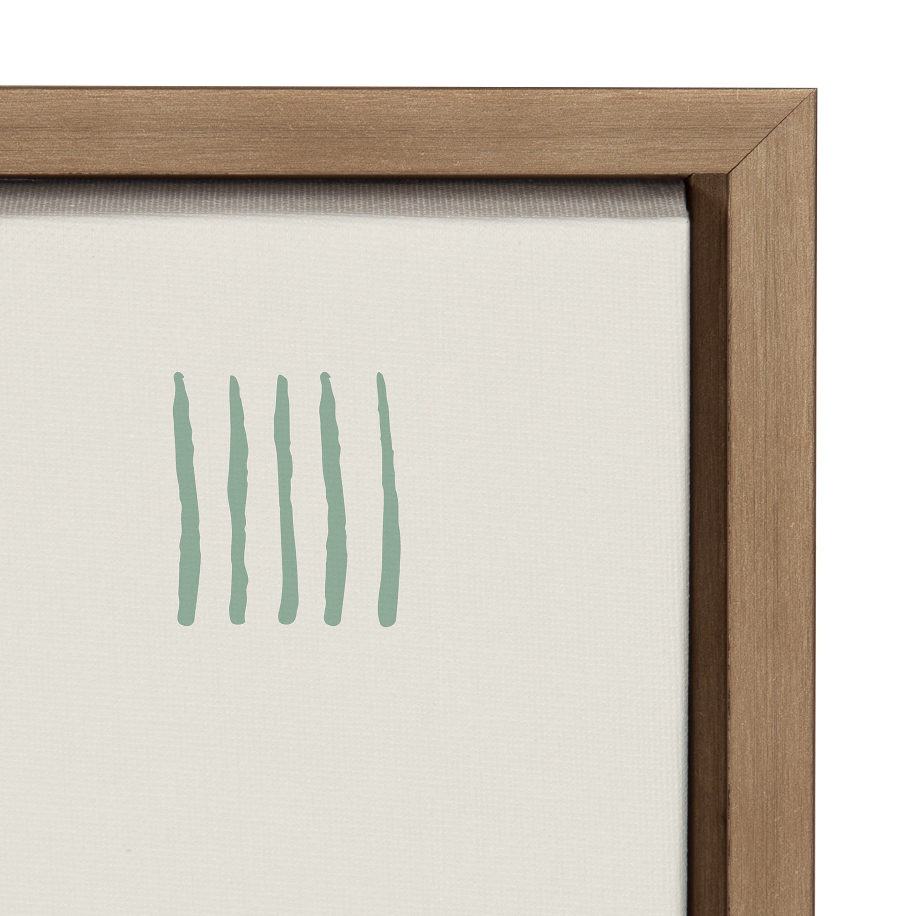 Framed Canvas Sylvie Dark Gold 23x33 3