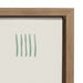 Framed Canvas Sylvie Dark Gold 23x33 3