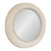 Round Mirror White 26x26 5