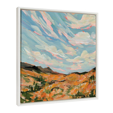Framed Canvas 22x22 Sylvie White 2