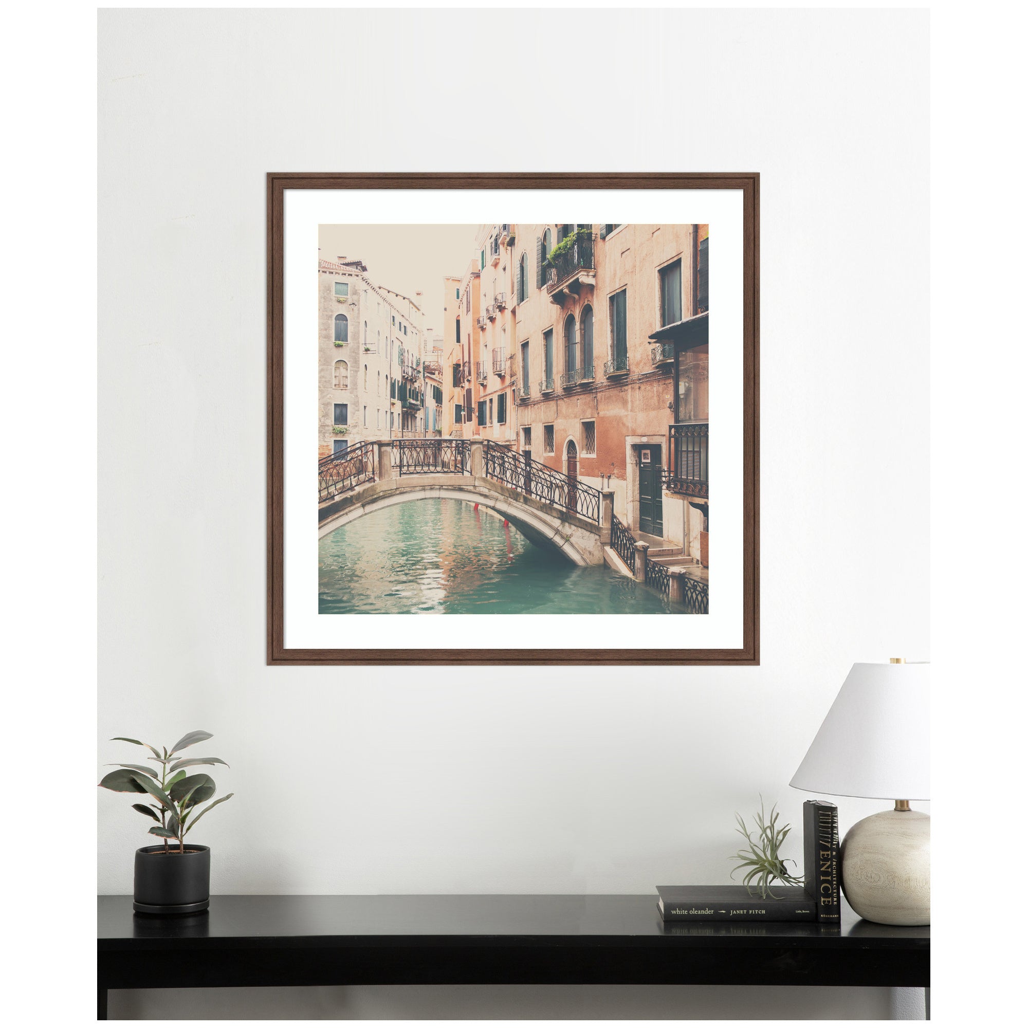 Framed Art Florence Medium Brown 34x34 5