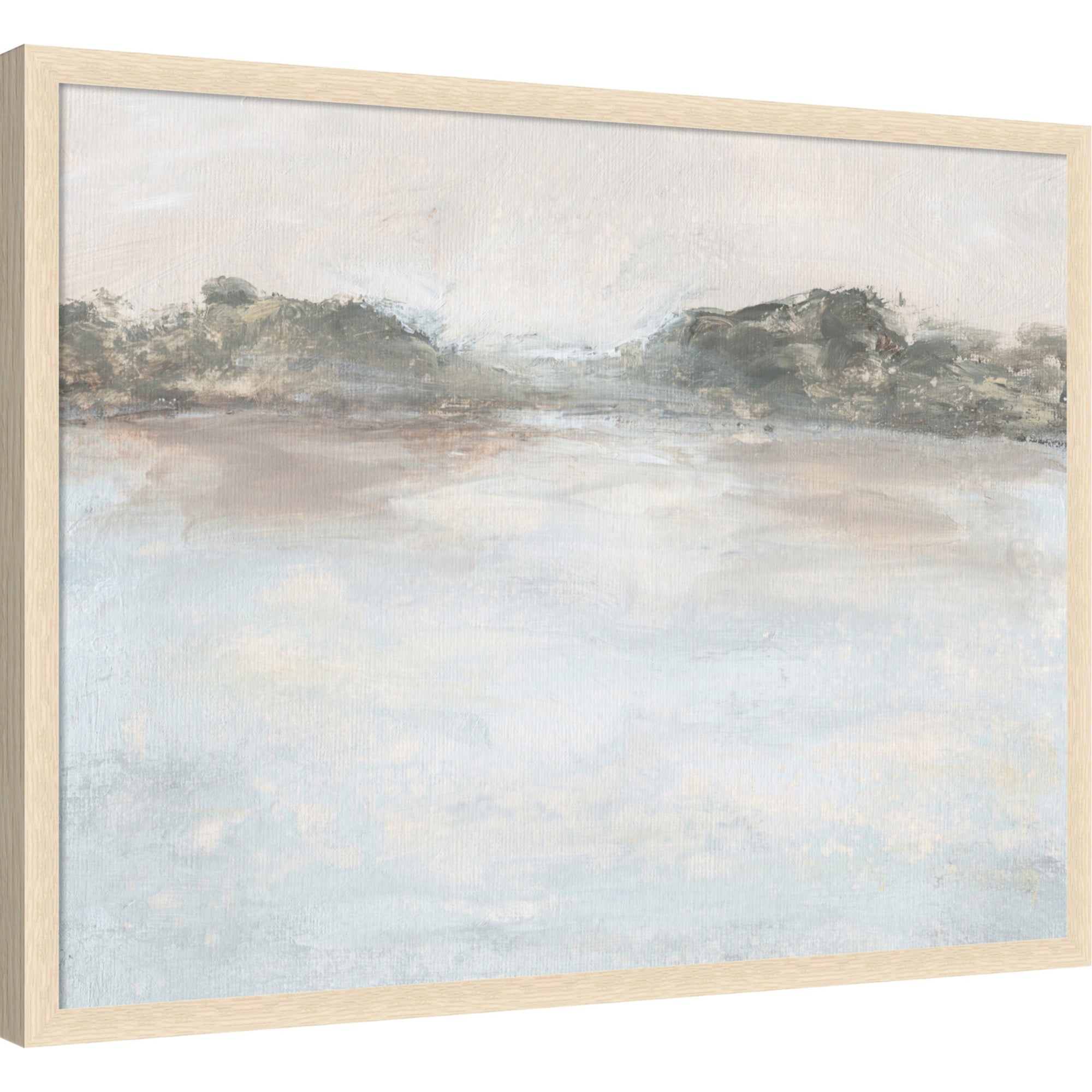 Mounted Canvas 38x29 Woodgrain Stripe Blonde 5