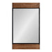 Rectangle Mirror Rustic Brown Black 20x36 2