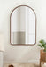 Arch Mirror Bronze 24x36 6