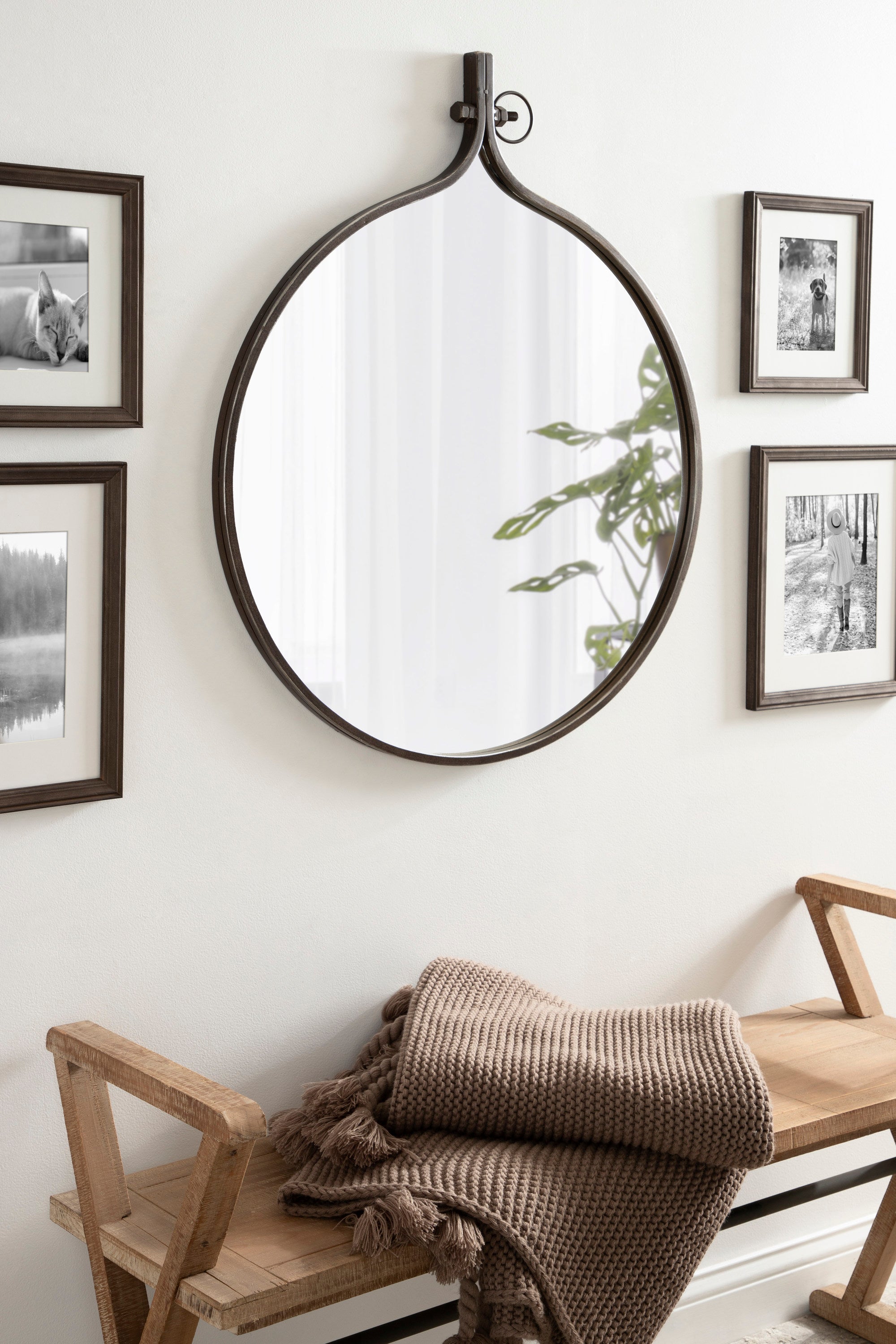 Yitro Metal Framed Wall Mirror