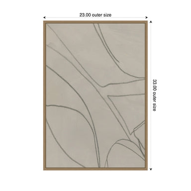 Framed Canvas Sylvie Dark Gold 23x33 2
