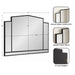 Irregular Mirror Black 32x25 2