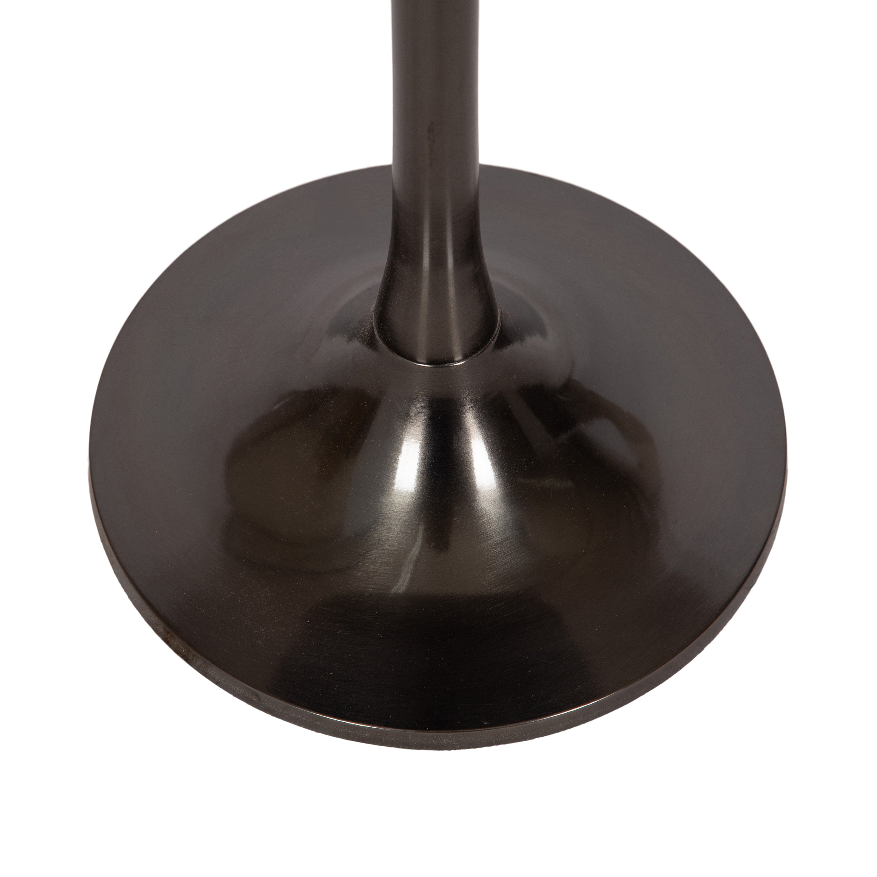 Drink Table Pewter Black 14x14x24 5