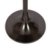 Drink Table Pewter Black 14x14x24 5