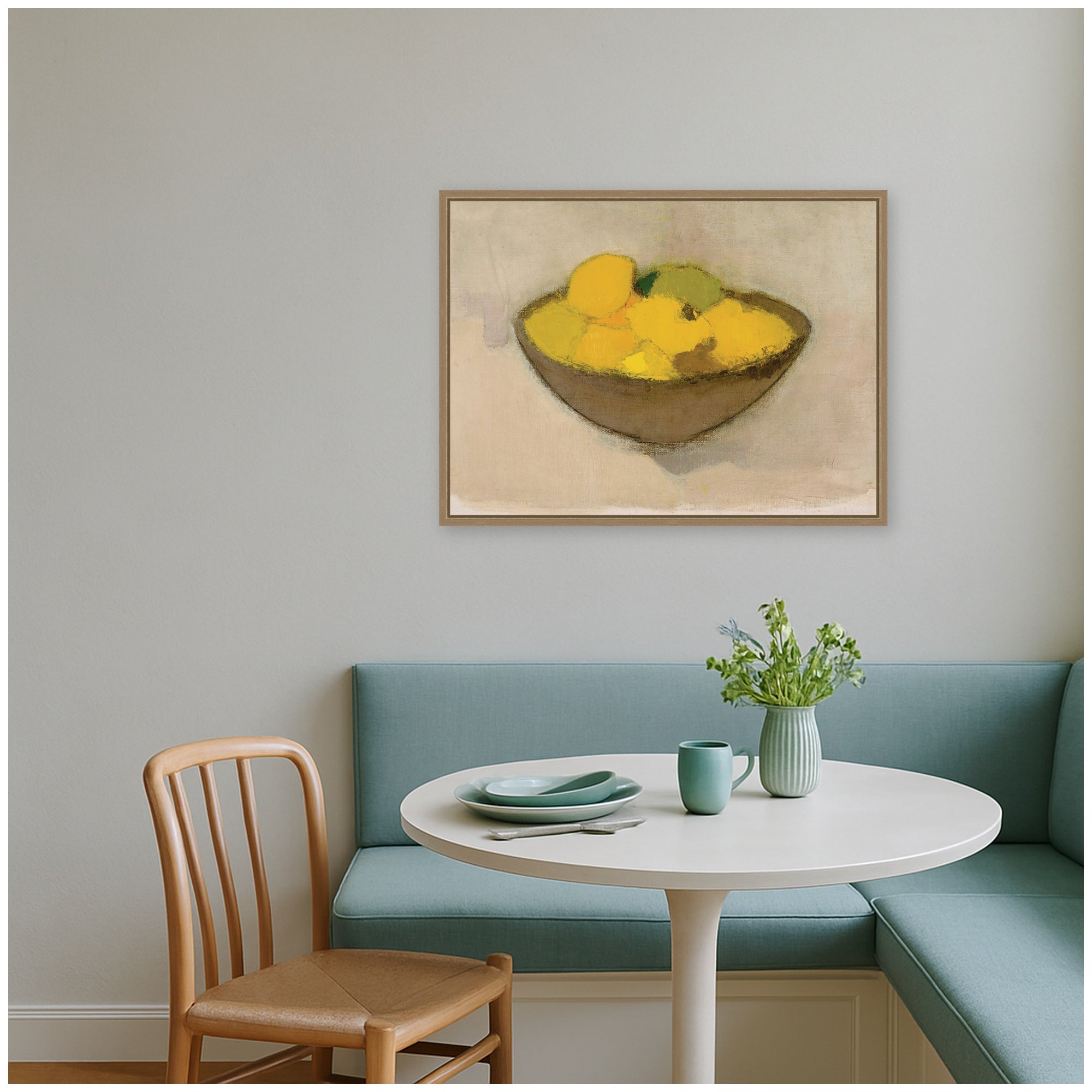 Framed Canvas 24x18 Sylvie Dark Gold 5