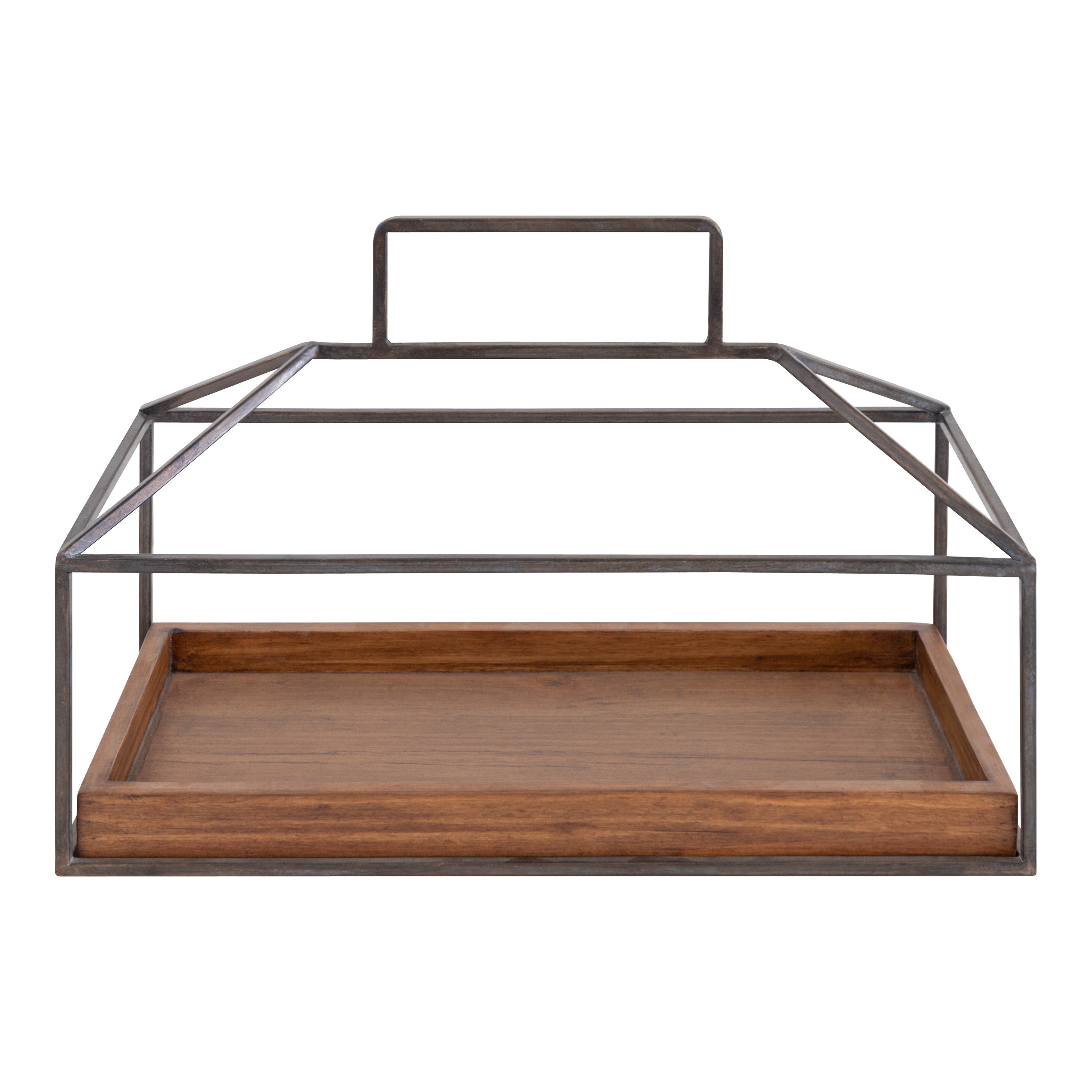 Tabletop Planter Brown 16x6x11.5 2
