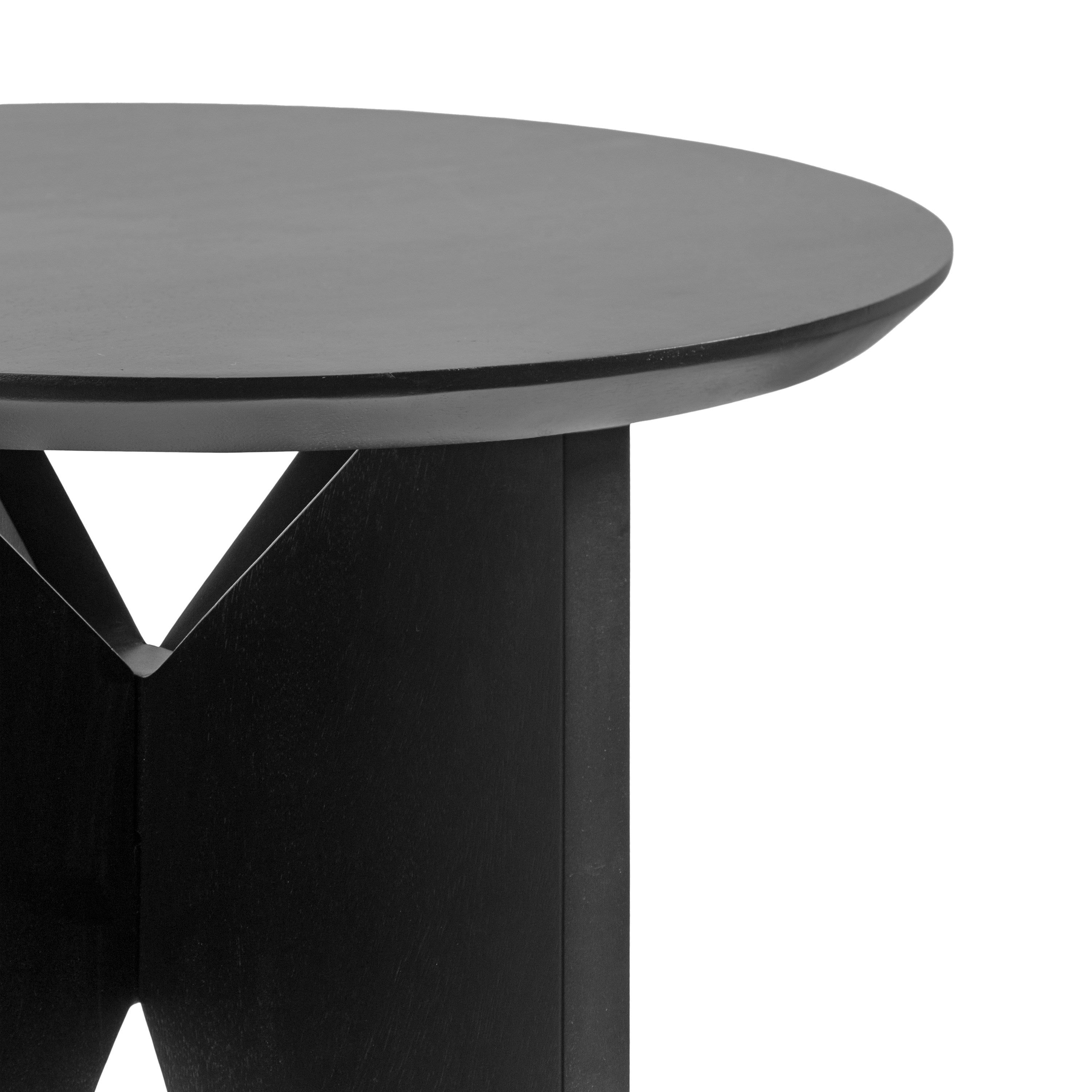 Side Table Black 18x18x20 5
