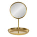 Tabletop Mirror Gold 11x15 3