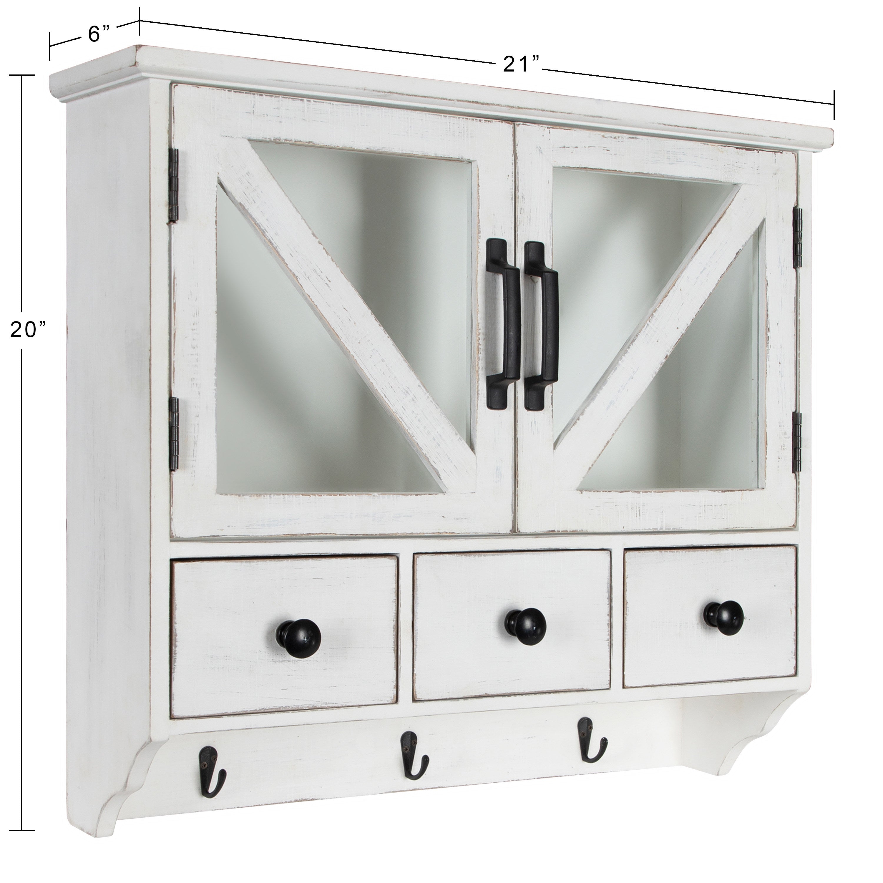 Cabinet White 21x6x20 6