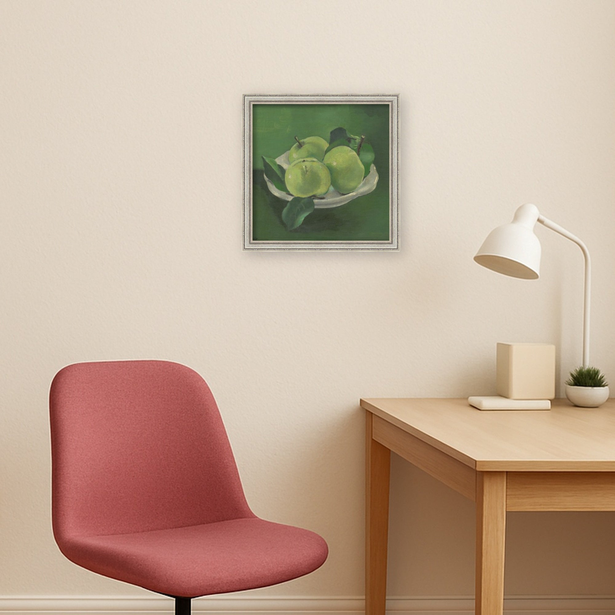 Mounted Canvas 11 x 11 Cordelia Thin Silver 5
