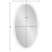 Oval White 24x36 5