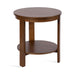 Side Table Walnut Brown 22x22x24 1