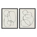 Art Set Sylvie Black 2 Piece Set 18x24 1