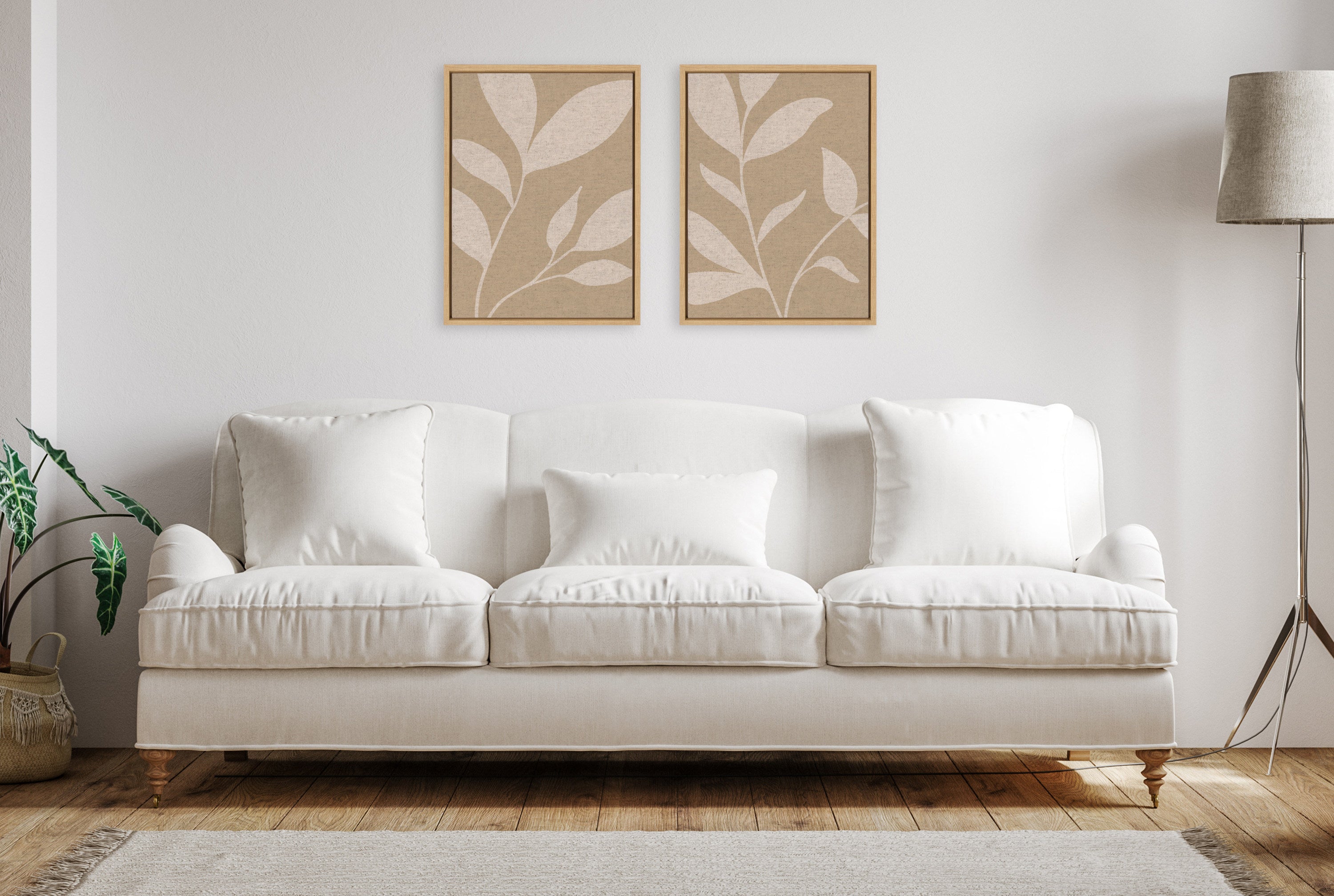 Art Set 2 Piece Set 18x24 Sylvie Natural 5