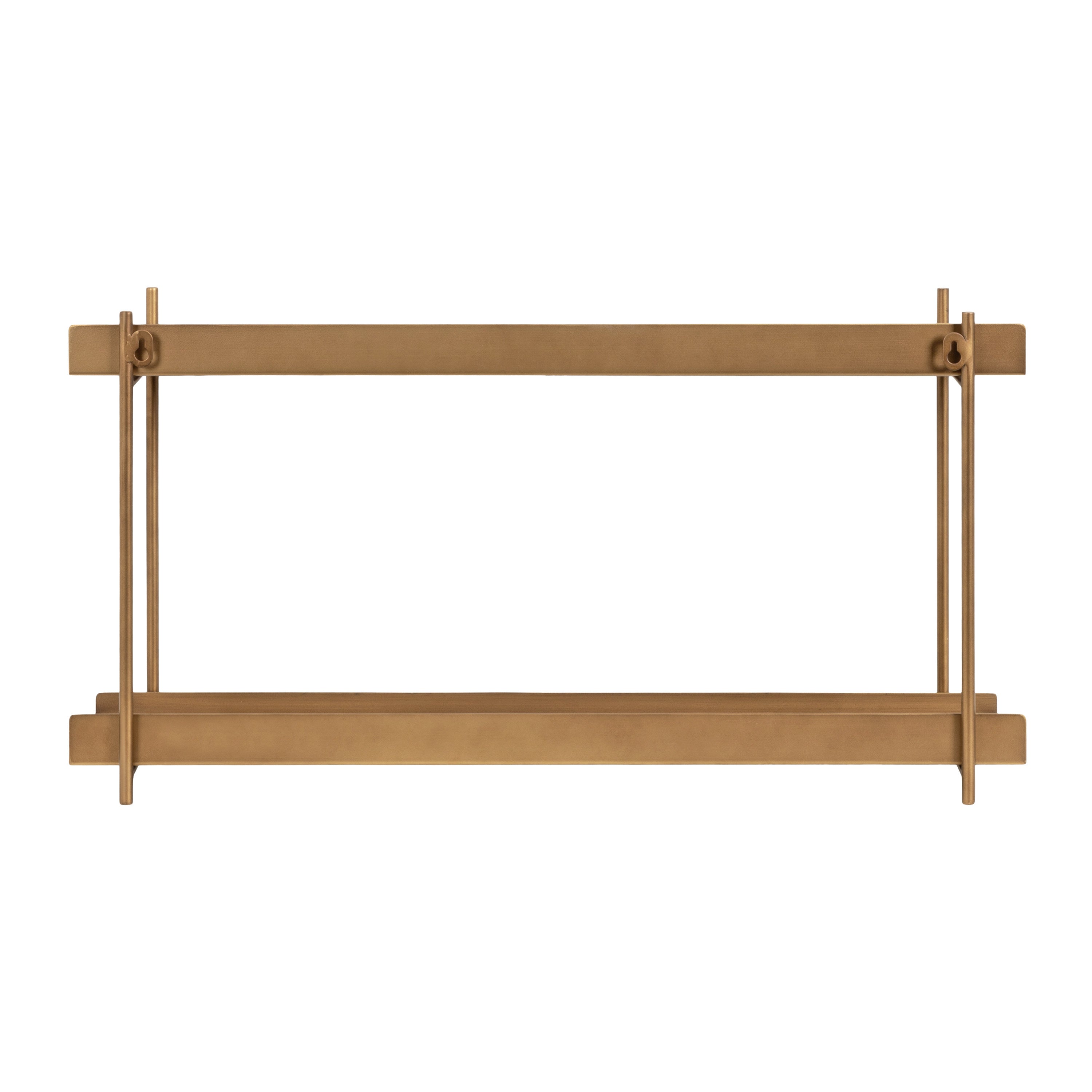 Accent Shelf Gold 28x7x15 4