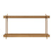 Accent Shelf Gold 28x7x15 4