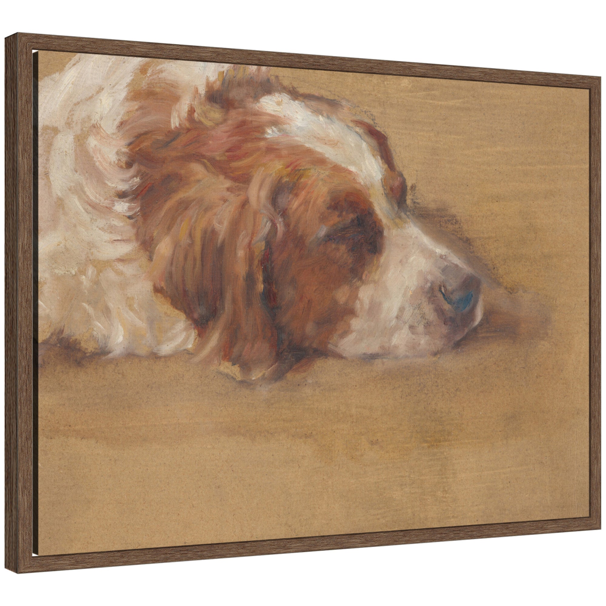 Framed Canvas 24x18 Sylvie Walnut 1