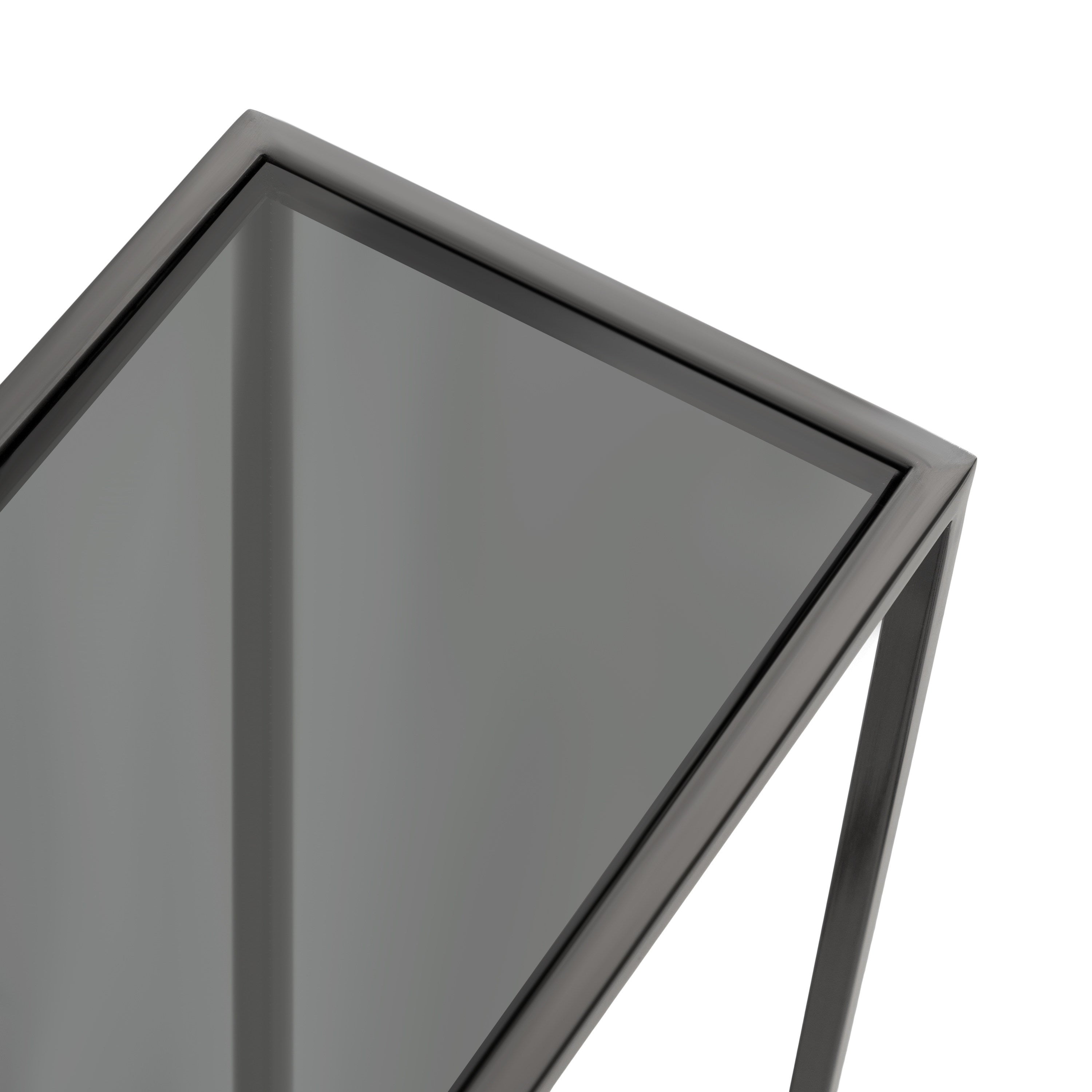 Side Table Black Pewter 16x8x24 3